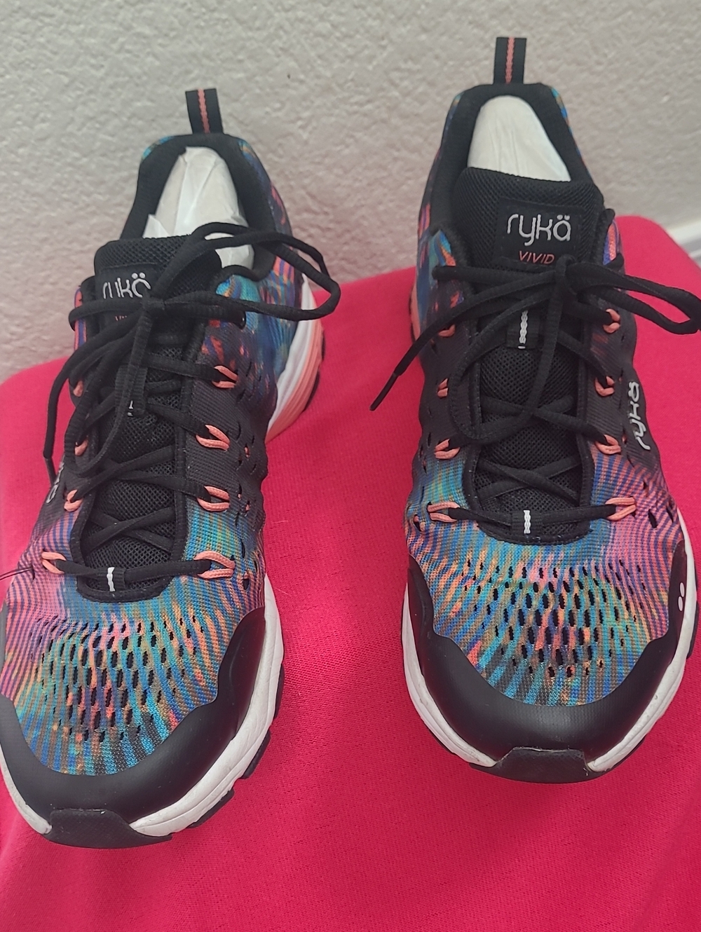 Womens Ryka  Vivid RZX Size 11 Multicolor Knit Athletic Shoes